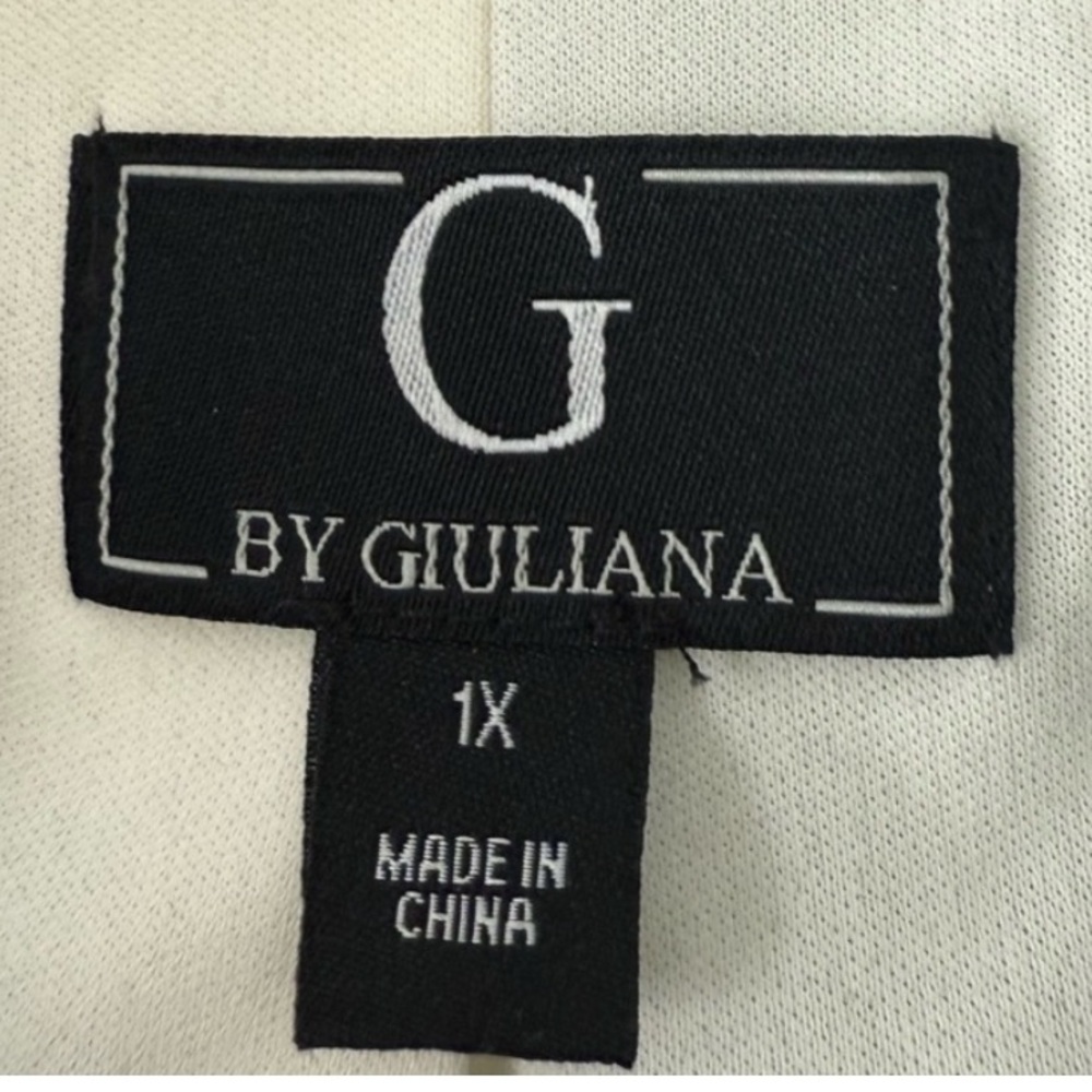 G by Giuliana Tweed Fringe Blazer -polyester & rayon - Picture 4 of 7